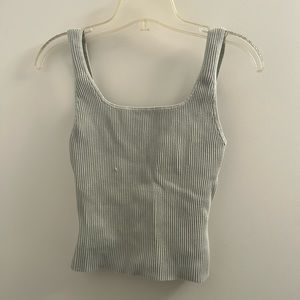 Babaton green tank top